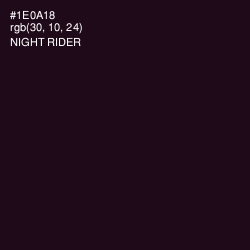 #1E0A18 - Night Rider Color Image